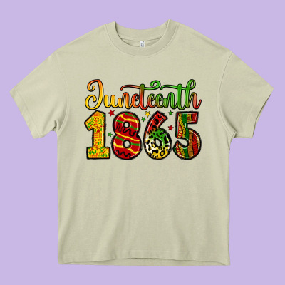 Juneteenth 1865 Heavy Core Tee Designed By Zillion Design Studio