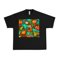 Black pumpkin spice and pumpkin Urban Heavy Tee - AdoDesignShop