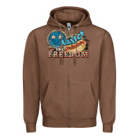 Chestnut tastes like freedom Zipper Hoodie - NancyCooperArtShop