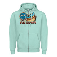 Seafoam tastes like freedom Zipper Hoodie - NancyCooperArtShop