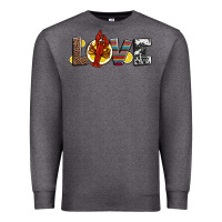 Charcoal Heather love crawfish western mardi gras Premium Sweatshirt - Jasminsmagicworld