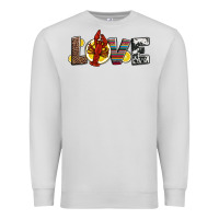 Dove Grey love crawfish western mardi gras Premium Sweatshirt - Jasminsmagicworld