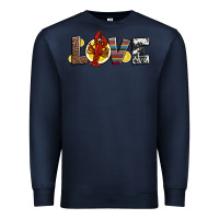 Navy love crawfish western mardi gras Premium Sweatshirt - Jasminsmagicworld