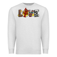 Oatmeal Heather love crawfish western mardi gras Premium Sweatshirt - Jasminsmagicworld
