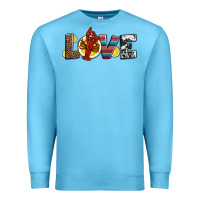 Ocean Blue love crawfish western mardi gras Premium Sweatshirt - Jasminsmagicworld
