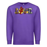 Purple love crawfish western mardi gras Premium Sweatshirt - Jasminsmagicworld