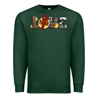 Sports Green love crawfish western mardi gras Premium Sweatshirt - Jasminsmagicworld