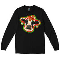 Black christmas heifer Long Sleeve Tee - Jasminsmagicworld