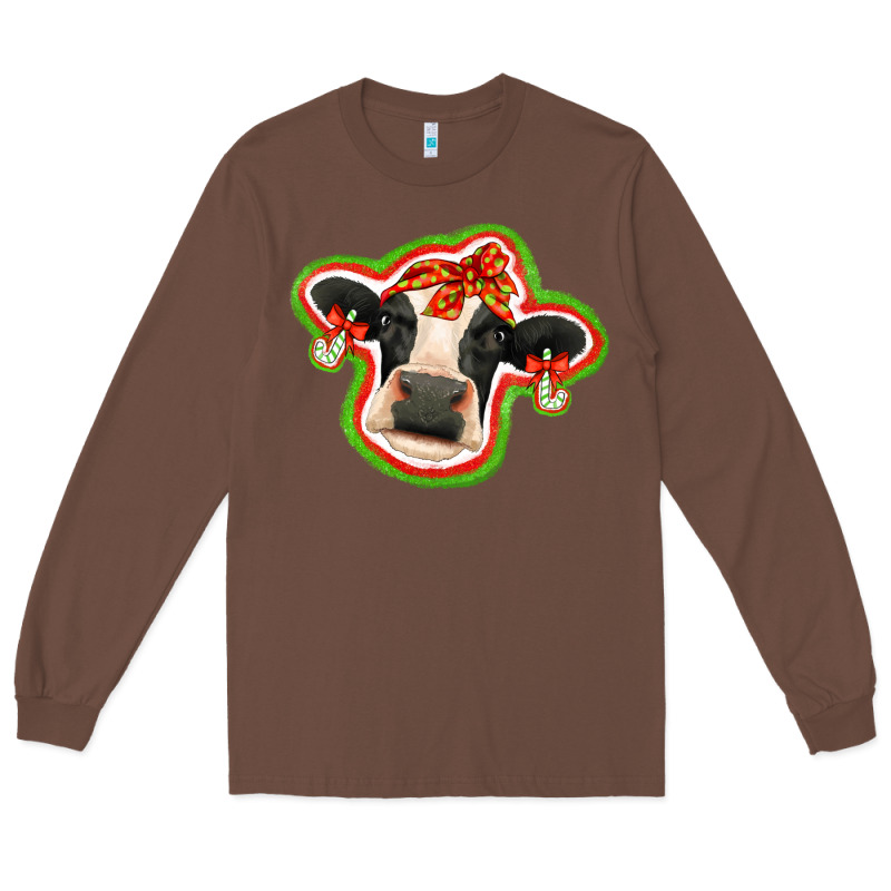 Christmas Heifer Long Sleeve Tee by Jasminsmagicworld | Teevron