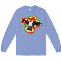 Colony Blue christmas heifer Long Sleeve Tee - Jasminsmagicworld
