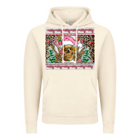 Vintage Artic pink skeleton  christmas Vintage Hoodie - AdoDesignShop
