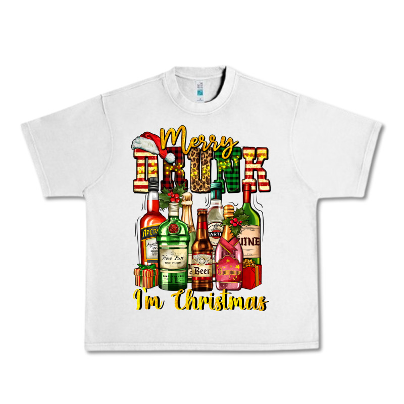 Merry Drunk Im Christmas Urban Heavy Tee by AdoDesignShop | Teevron
