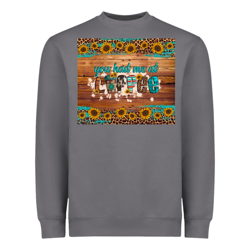 You Had Me At Coffee Heavyweight Sweatshirt by Artiststas | Teevron