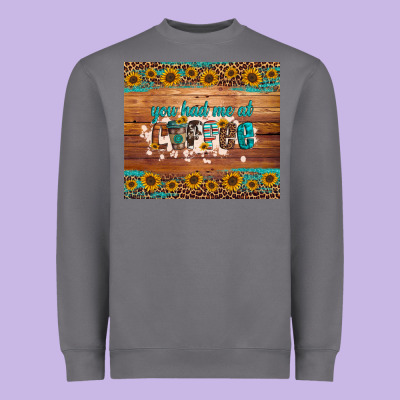 You Had Me At Coffee Heavyweight Sweatshirt Designed By Artiststas