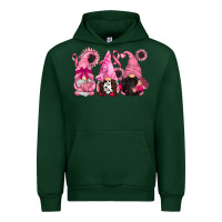 Forest Green breast cancer gnomes Urban Hoodie - CowGirlArtShop