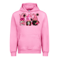 Fuchsia Pink breast cancer gnomes Urban Hoodie - CowGirlArtShop