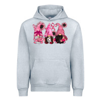 Heather Grey breast cancer gnomes Urban Hoodie - CowGirlArtShop