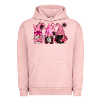 Pigment Salmon breast cancer gnomes Urban Hoodie - CowGirlArtShop