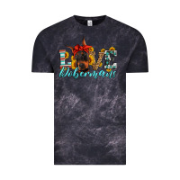Cloud Black love dobermans Vintage Tee - Artiststas