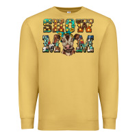 Antique Gold show mom brown calf Premium Sweatshirt - BarkalooDesign