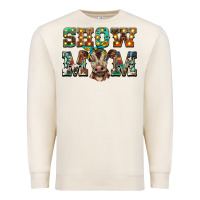 Sandshell show mom brown calf Premium Sweatshirt - BarkalooDesign