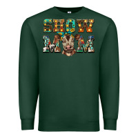 Sports Green show mom brown calf Premium Sweatshirt - BarkalooDesign