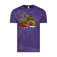 Cloud Purple the church  holy night western truck Vintage Tee - AdoDesignShop