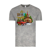 Cloud Rock the church  holy night western truck Vintage Tee - AdoDesignShop