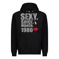 Black Sexy Since March 1980 Premium Hoodie - Bettercallsaul
