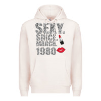 Pale Pink Sexy Since March 1980 Premium Hoodie - Bettercallsaul