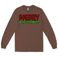 Chestnut merry christmas tartan Long Sleeve Tee - Jasminsmagicworld