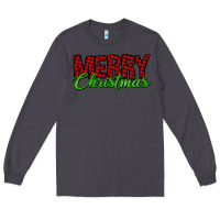 Smoke merry christmas tartan Long Sleeve Tee - Jasminsmagicworld