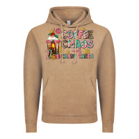 Vintage Coffee coffee chaos and candy canes Vintage Hoodie - AdoDesignShop