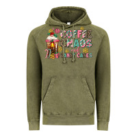 Vintage Olive coffee chaos and candy canes Vintage Hoodie - AdoDesignShop