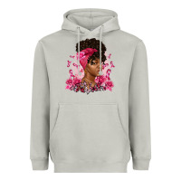 Moon Dust breast cancer afro woman Heavyweight Hoodie - Artiststas