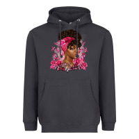 Smoke breast cancer afro woman Heavyweight Hoodie - Artiststas