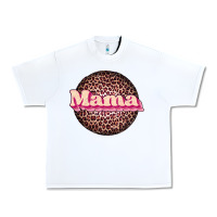 White mama leopard Urban Heavy Tee - JahusDesignShop