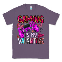 Lavender gaming is my valentine Classic Tee - CowhideDigitalArt