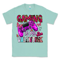 Seafoam gaming is my valentine Classic Tee - CowhideDigitalArt