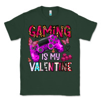Sports Green gaming is my valentine Classic Tee - CowhideDigitalArt