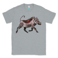 Heather Grey Warthog Illustrations Classic Tee - LillyAllenDesigns