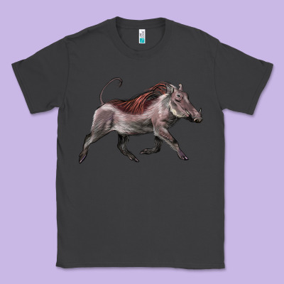 Warthog Illustrations Classic Tee Designed By Lillyallendesigns