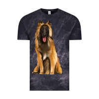 Cloud Black belgian shepherd tervuren Vintage Tee - Artiststas