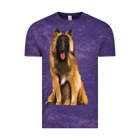 Cloud Purple belgian shepherd tervuren Vintage Tee - Artiststas