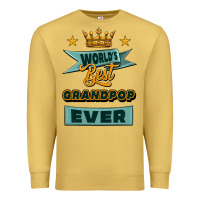 Antique Gold world's best grandpop ever Premium Sweatshirt - Jasminsmagicworld