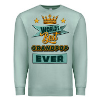 Seafoam world's best grandpop ever Premium Sweatshirt - Jasminsmagicworld