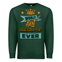 Sports Green world's best grandpop ever Premium Sweatshirt - Jasminsmagicworld