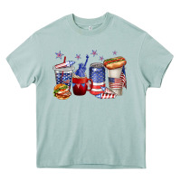 Arona 4th of july coffee cups Heavy Core Tee - texasbilliewilder