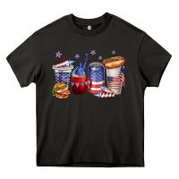 4th Of July Coffee Cups Heavy Core Tee | Teevron