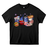 Black 4th of july coffee cups Heavy Core Tee - texasbilliewilder